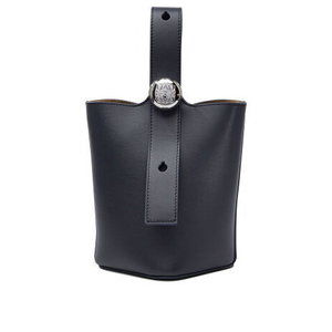 Loewe Bags Blue Business Borsa Pebble Bucket Mini vi